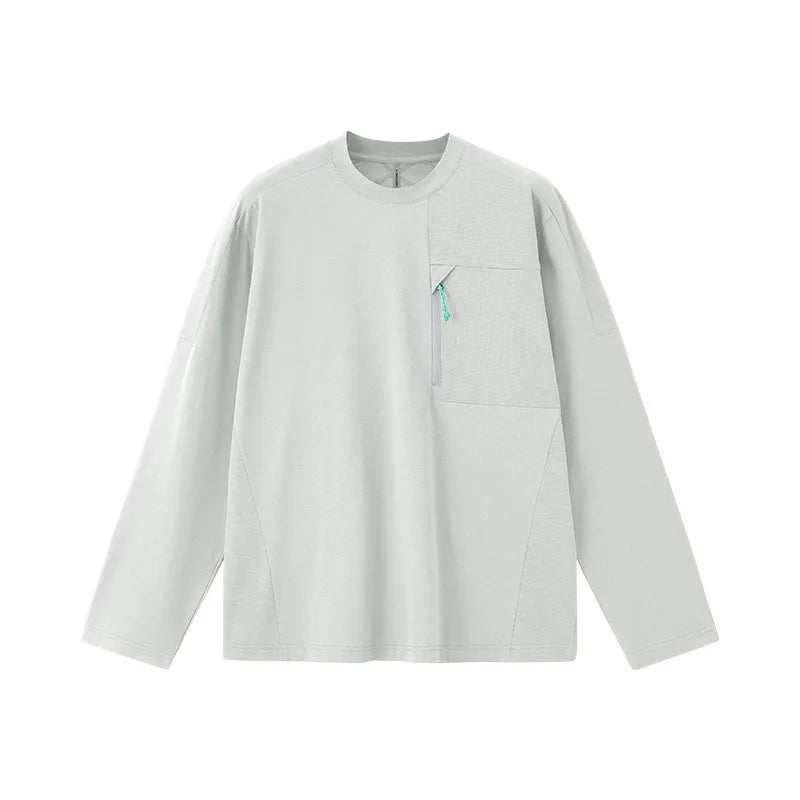 Men's Zip-up Long-sleeved Quick-dry Outdoor Base Layer Top