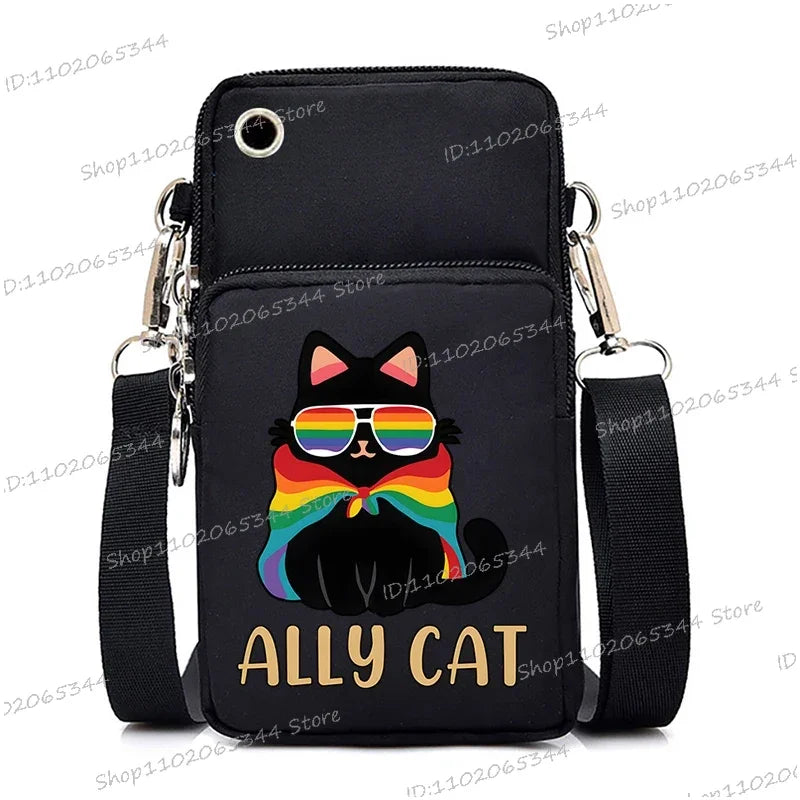 Cartoon Cat Crossbody Bag | Cute Women's Anime Shoulder Purse