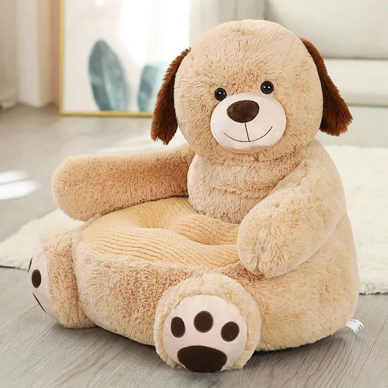 Adorable Plush Cartoon Animal Sofa Chair for Kids | Cozy & Fun