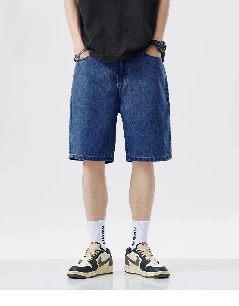 Men's Casual Knee Length Denim Shorts | Stylish Summer Bottoms