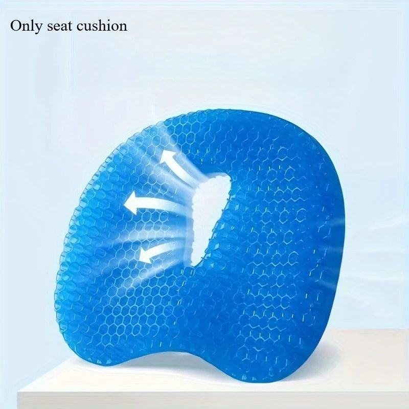 Comfortable Gel U-Shaped Seat Cushion | Ergonomic & Supportive