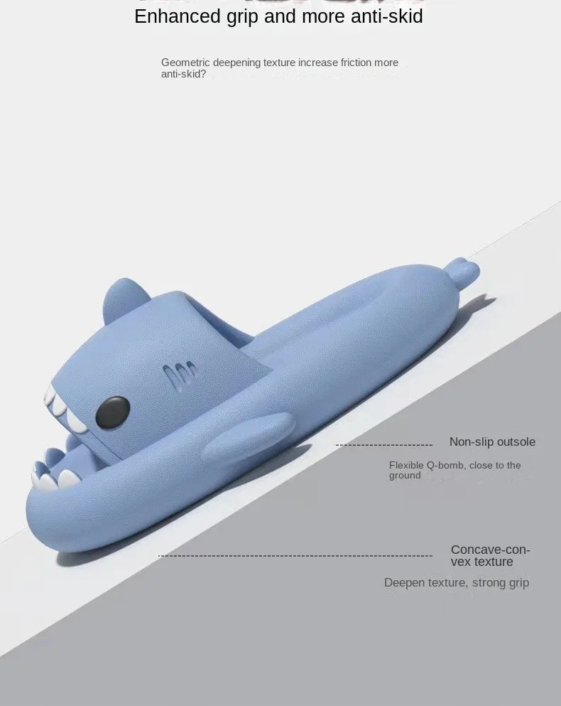 Cute Shark Slides | Non-Slip Summer Slippers for Everyone