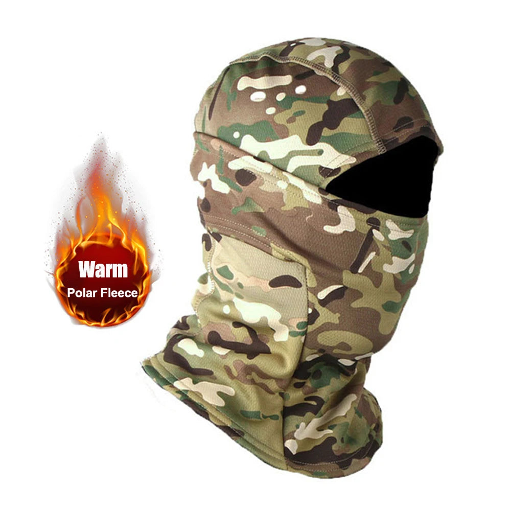 Unisex Camouflage Balaclava Mask | Warm Polar Fleece Winter Gear