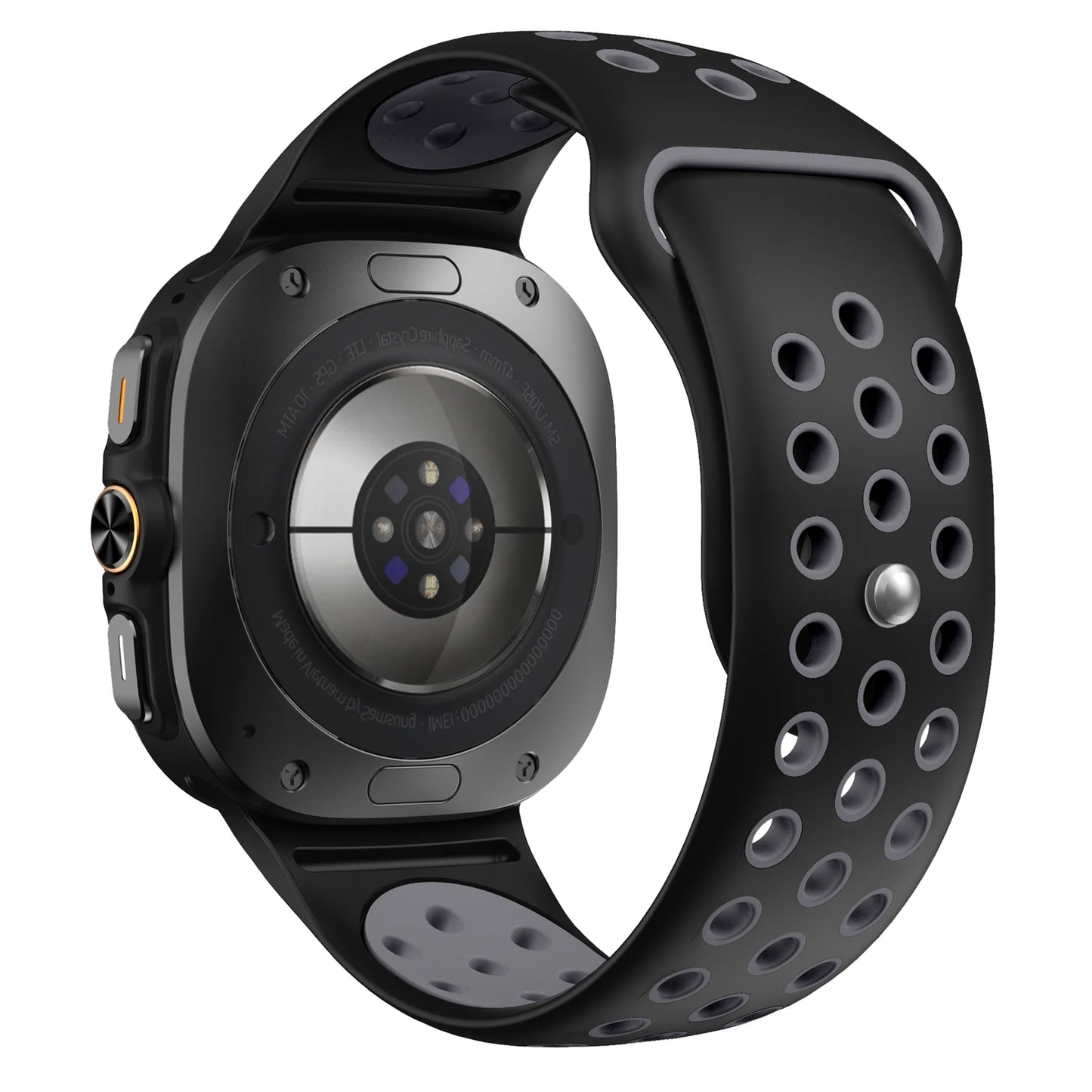 Two-Tone Silicone Watch Strap | Stylish Replacement Band