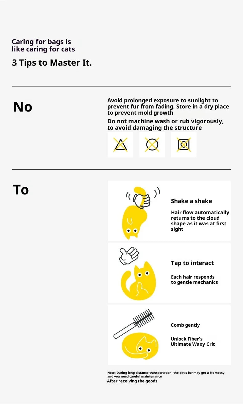 Cute Cat Plush Backpack | Adorable Stuffed Animal Toy for Girls