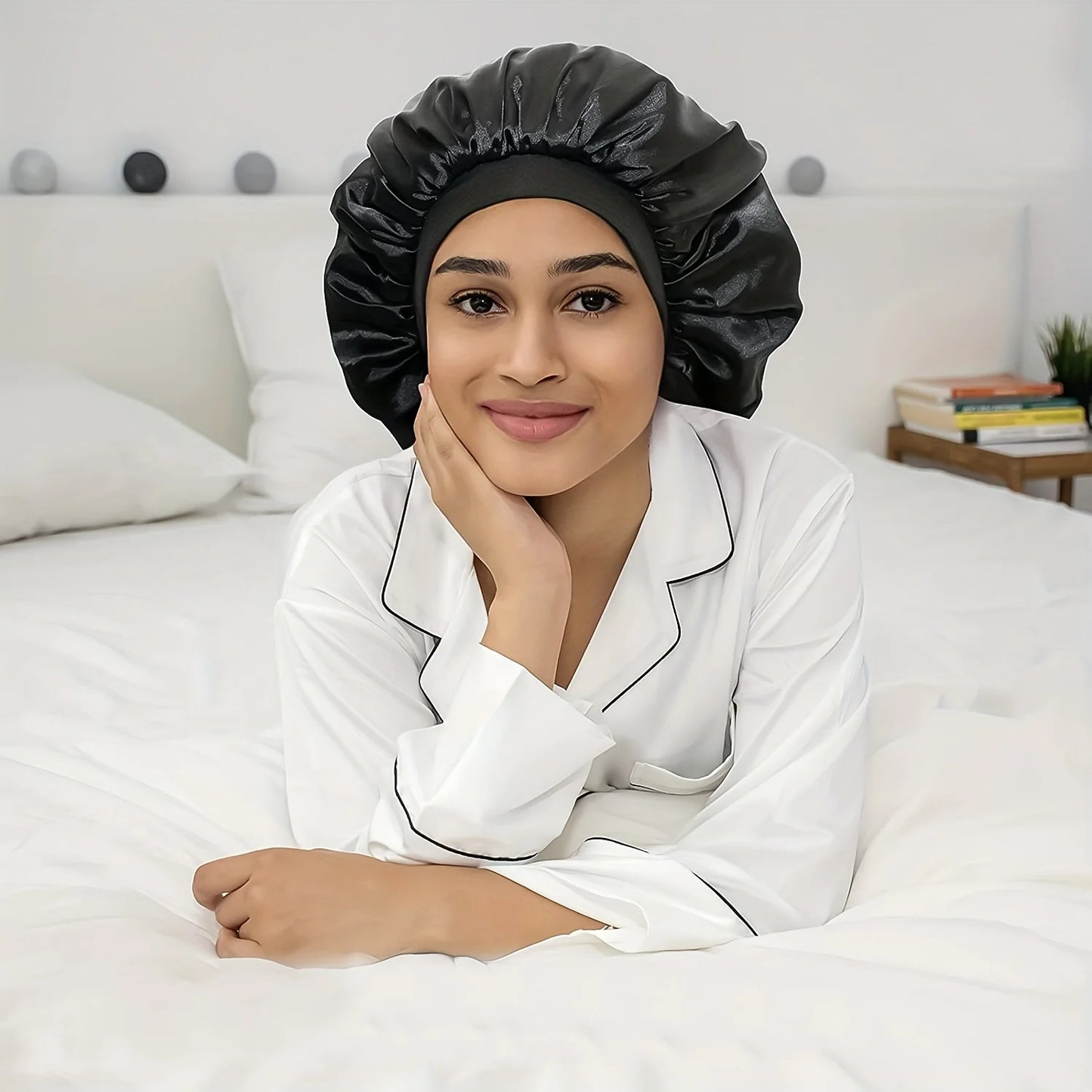 Women's Satin Sleep Bonnet | Smooth Hair Protection Cap