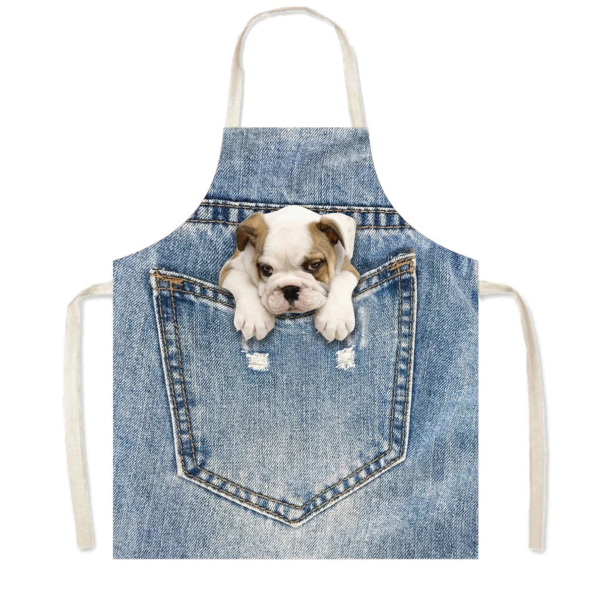 Funny Cat & Dog Apron | Unique Kitchen & Cleaning Pinafore