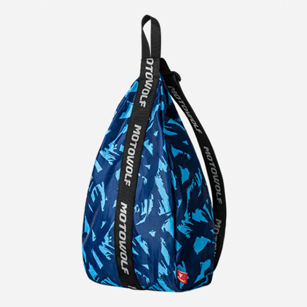 Water-Repellent Motorcycle Helmet Backpack for Cycling and Travel