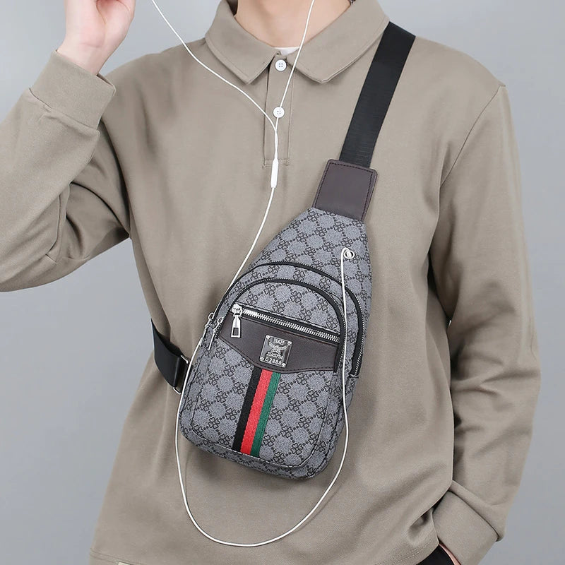 Men's Multifunctional Messenger Bag | Casual Crossbody Handbag