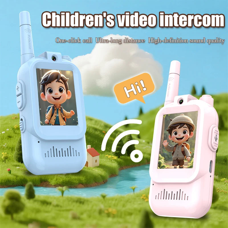 Kids Walkie Talkies with Video | Rechargeable Clear Sound Communication