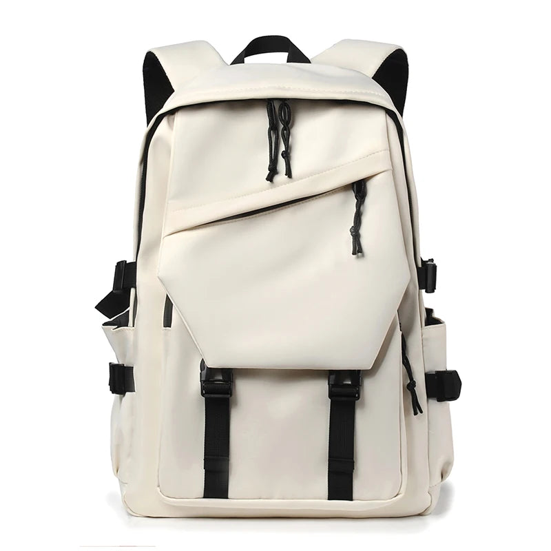 Versatile Solid Color Backpack for Travel and Commuting