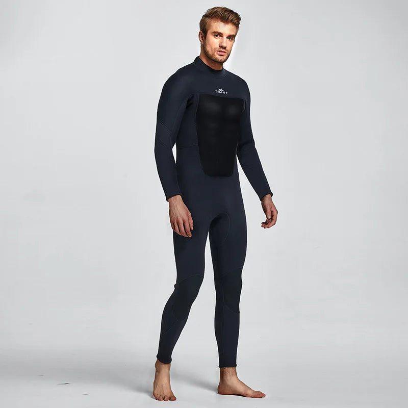 3mm Neoprene Full Sleeve Wetsuit for Men | Perfect for Water Sports