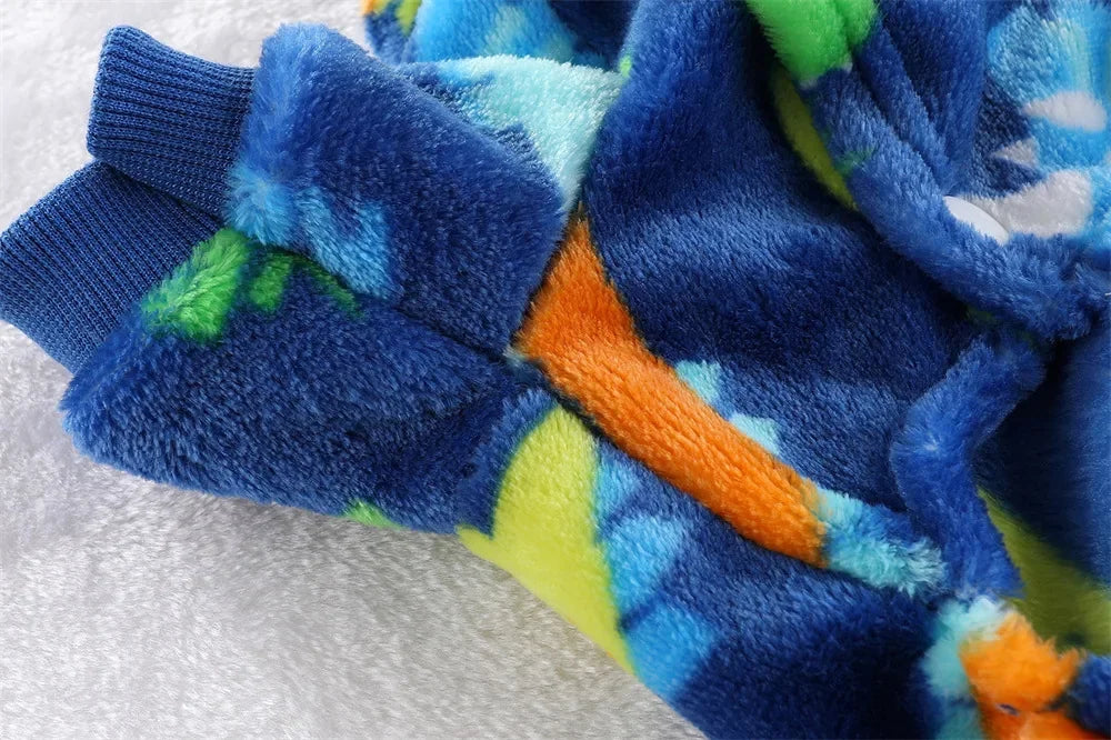 Soft Flannel Dog Pajamas | Cute Cartoon Animal PJs for Dogs