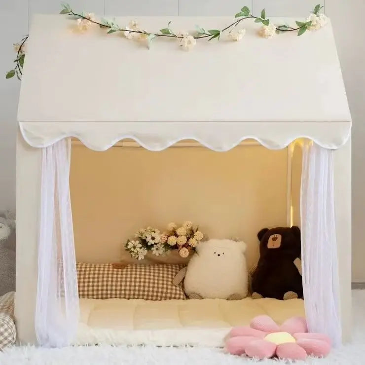 Children's Folding Play Tent | Indoor Outdoor Princess Castle Toy