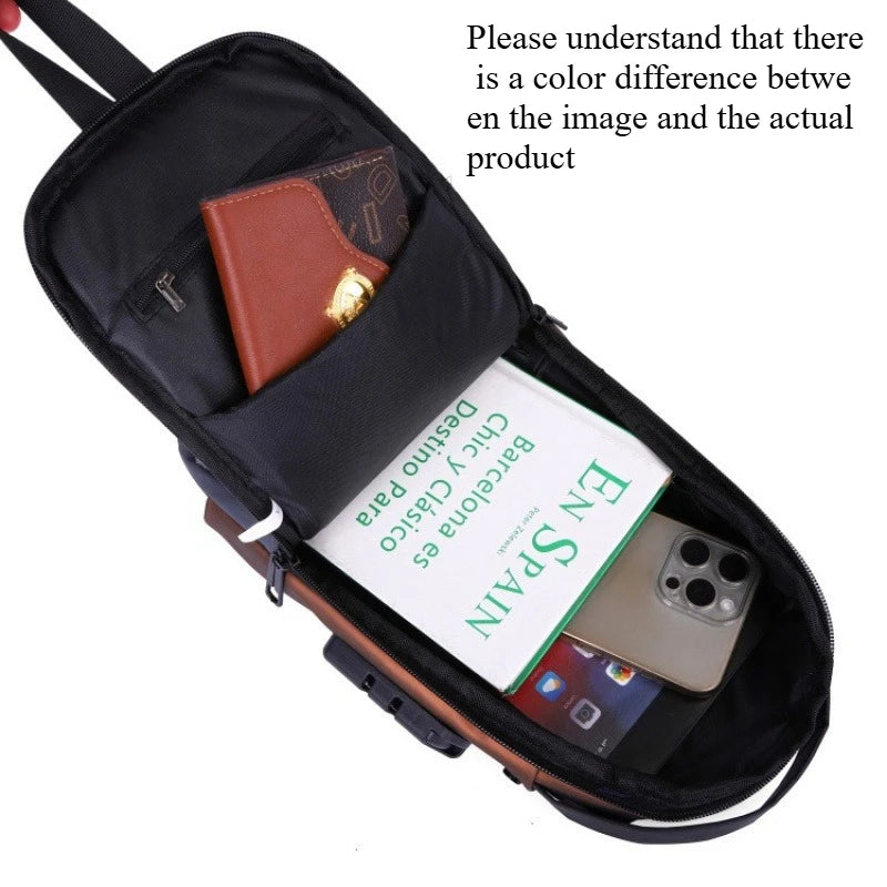 Men's Anti-Theft Chest Bag | Durable & Stylish for Adventures