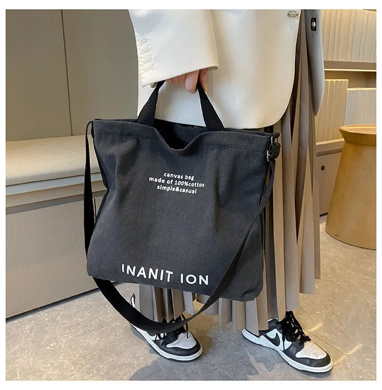 Trendy Urban Canvas Messenger Bags for Men & Women | Large Capacity