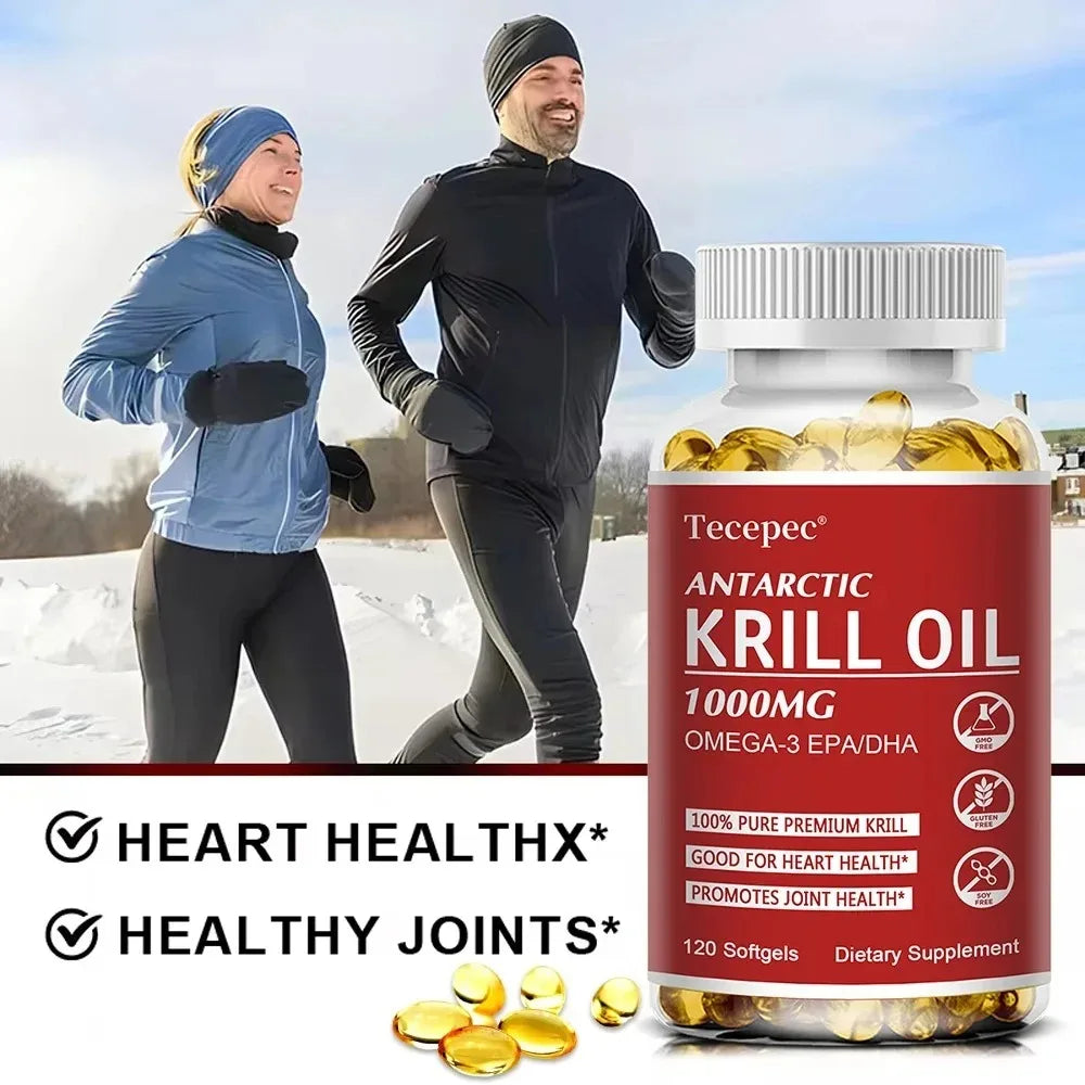 Antarctic Krill Oil Capsules | Omega-3 for Joint & Heart Health