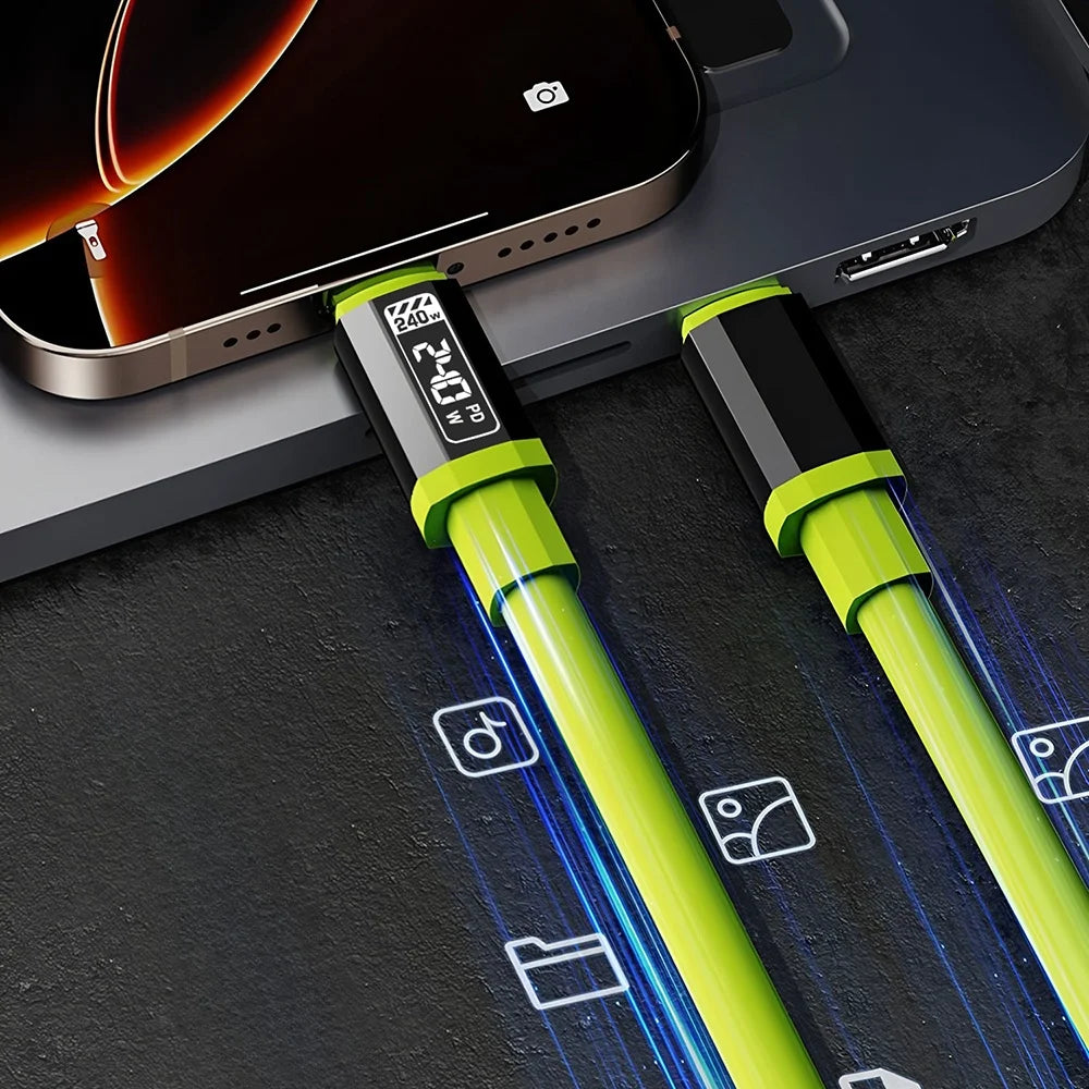 240W USB-C Super Fast Charging Cable | Quick Charge Cord