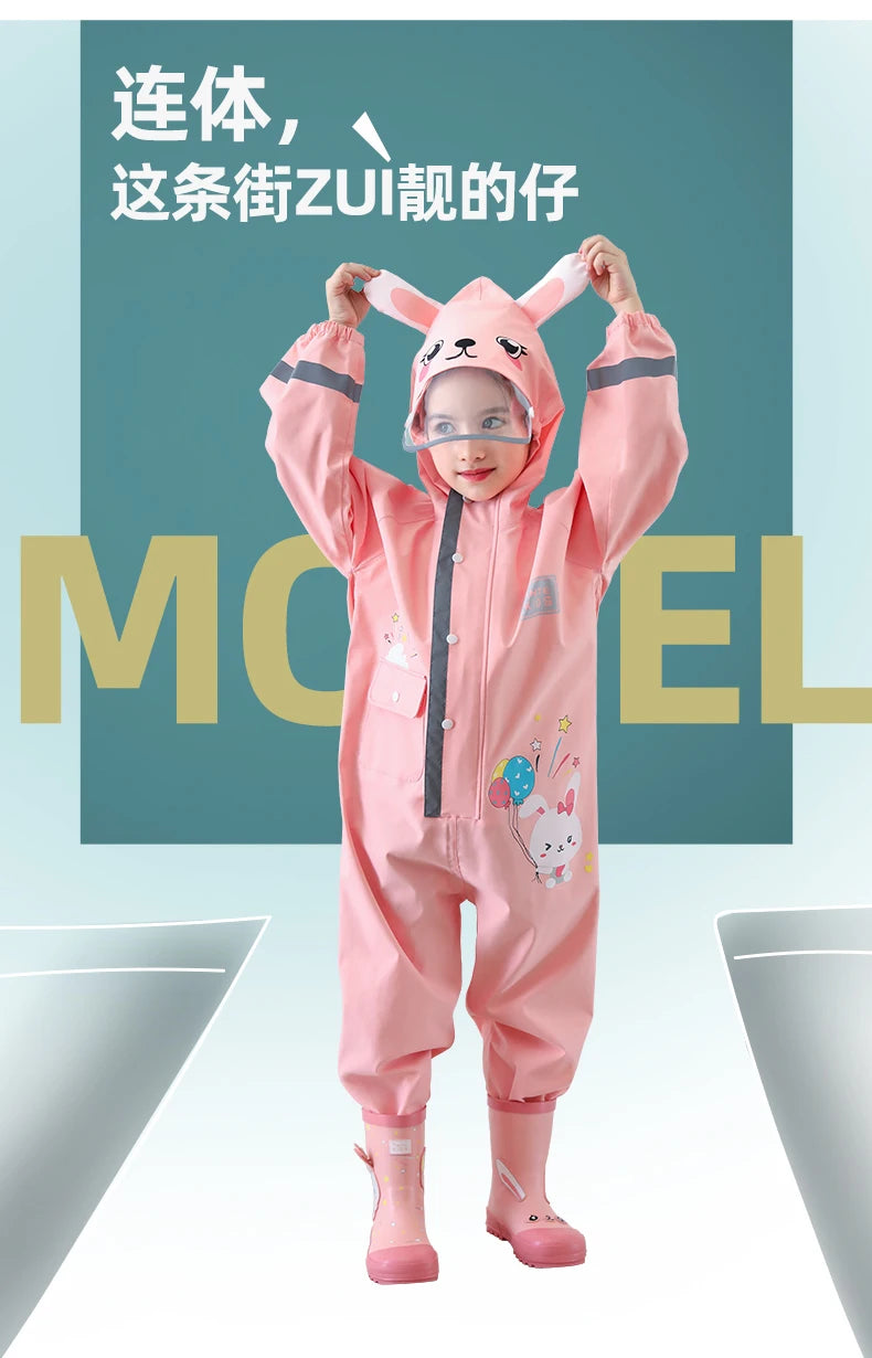 Kids Waterproof Dinosaur Raincoat | Perfect for Boys & Girls