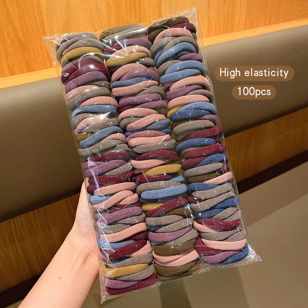 100 High Elasticity Korean Style Hair Accessories | Durable Daily Use