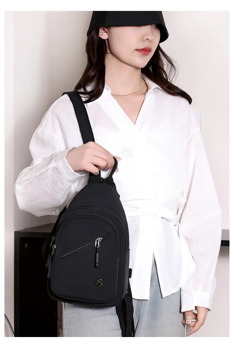 Stylish Urban Minimalist Chest Bag for Women | Multi-Functional Satchel