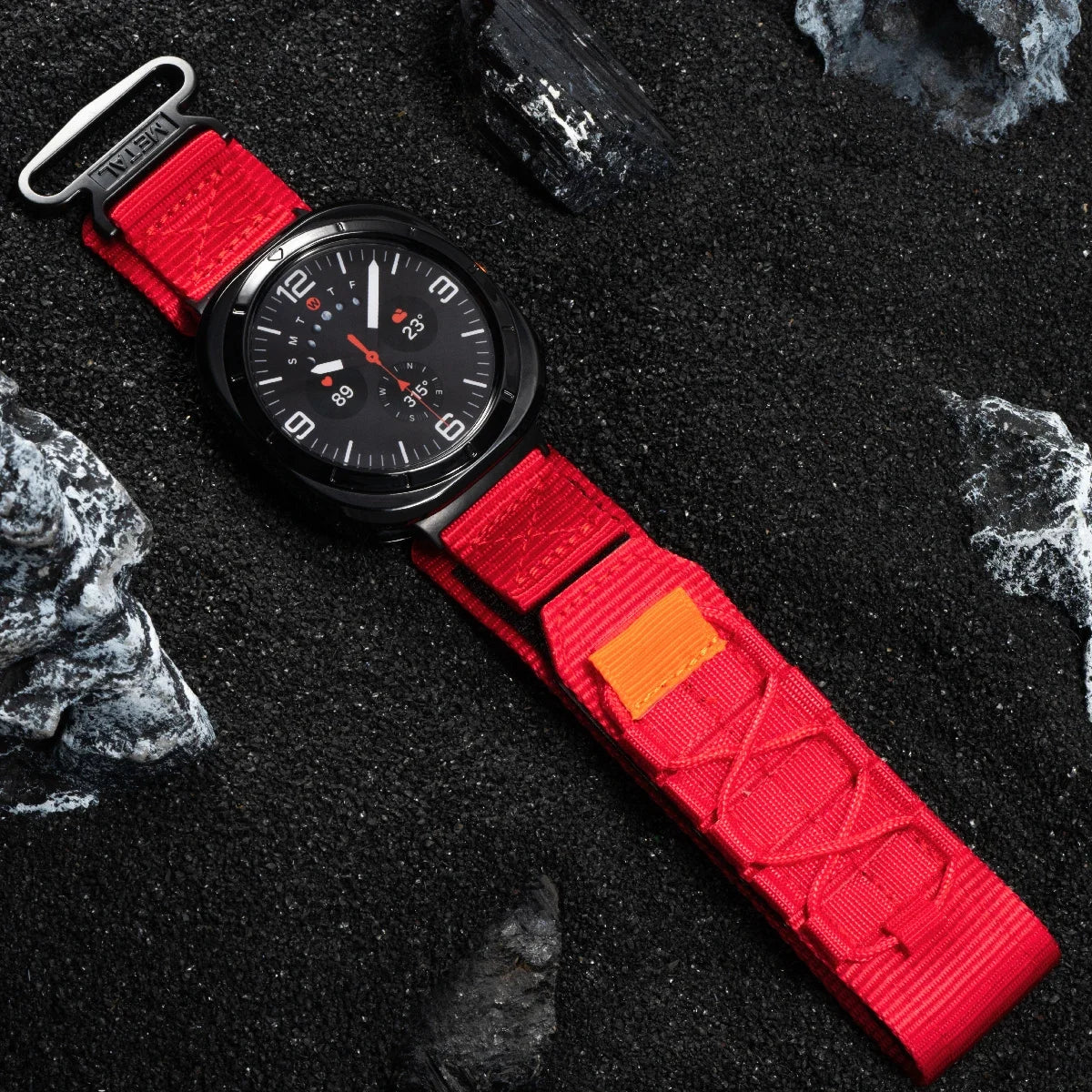 No Gaps Nylon Strap for Galaxy Watch 7 Ultra | Quick Fit Sports Band