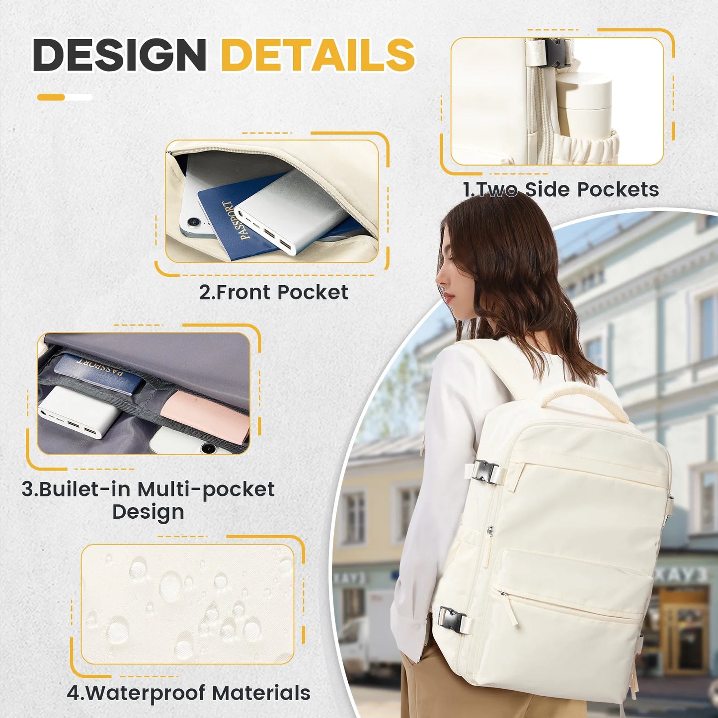 Air Compression Travel Backpack | Stylish & Versatile Cabin Bag