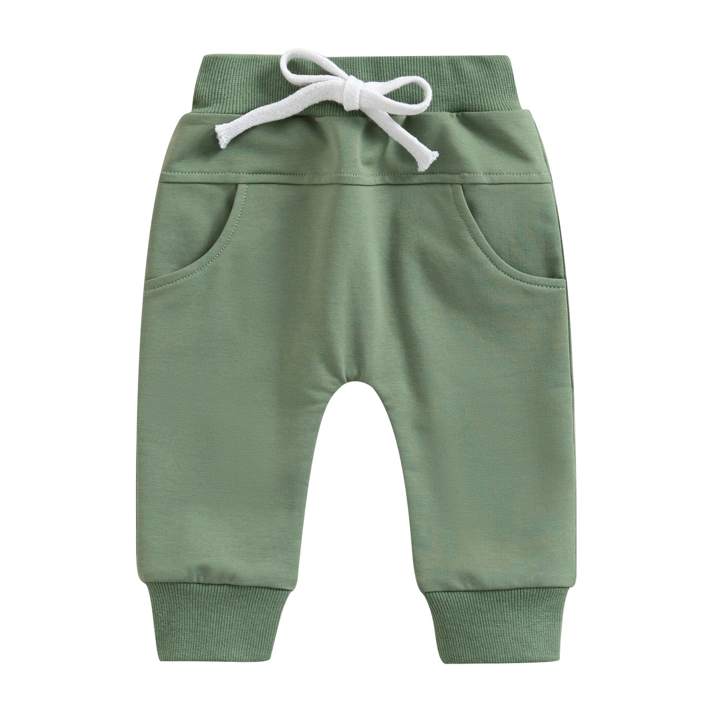 Baby Boys Casual Jogger Sweatpants with Pockets | Comfy Trousers
