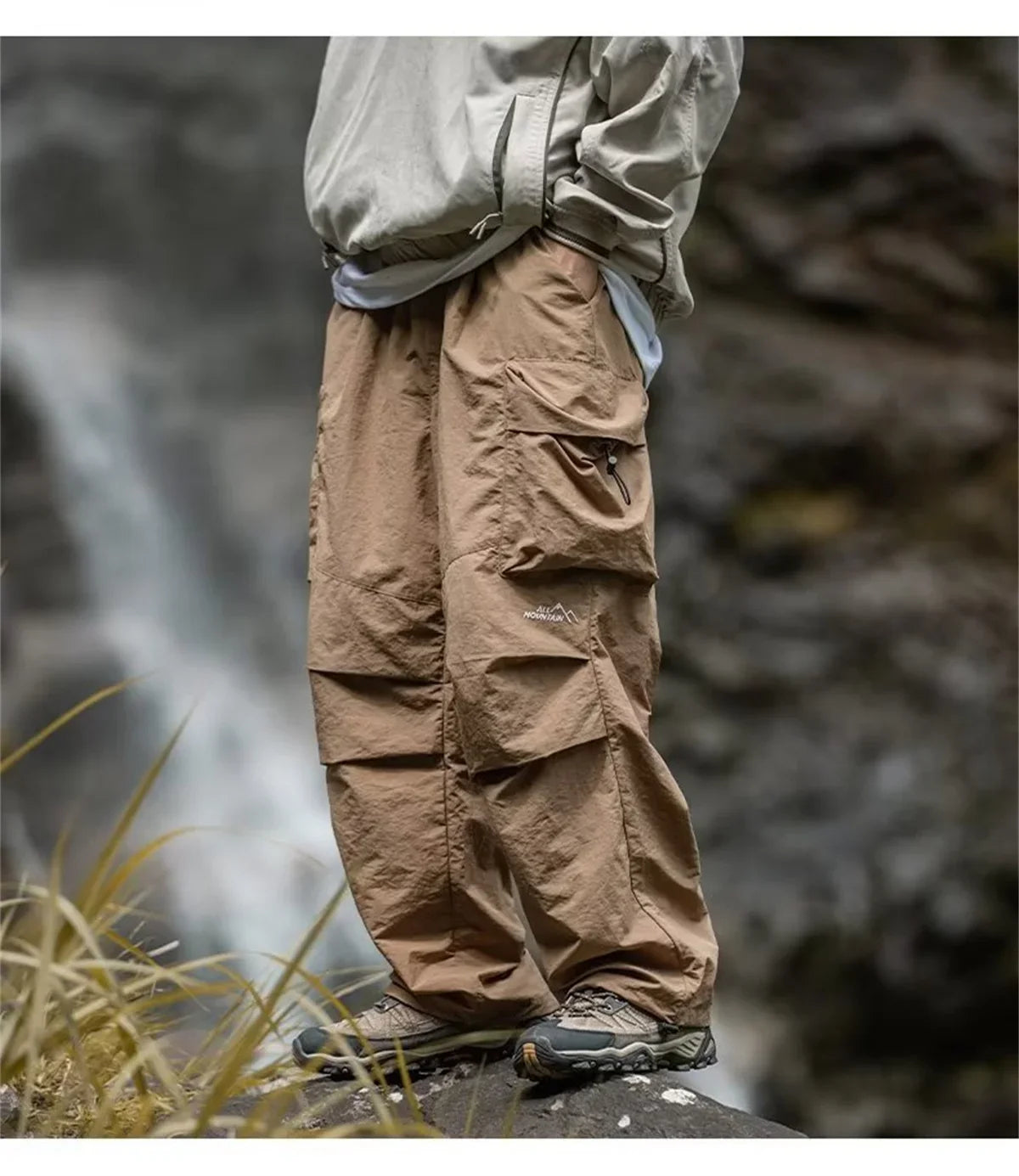 Men's Waterproof Hip Hop Cargo Pants | Stylish Casual Workwear