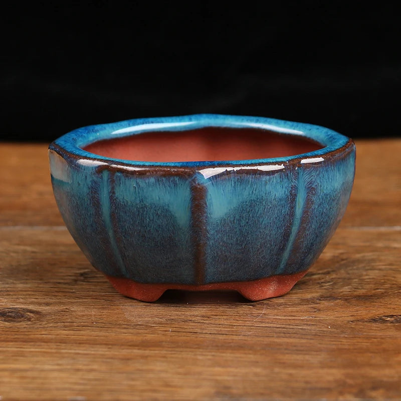 Chinese Style Bonsai Flowerpot | Ceramic Plant Planter for Home