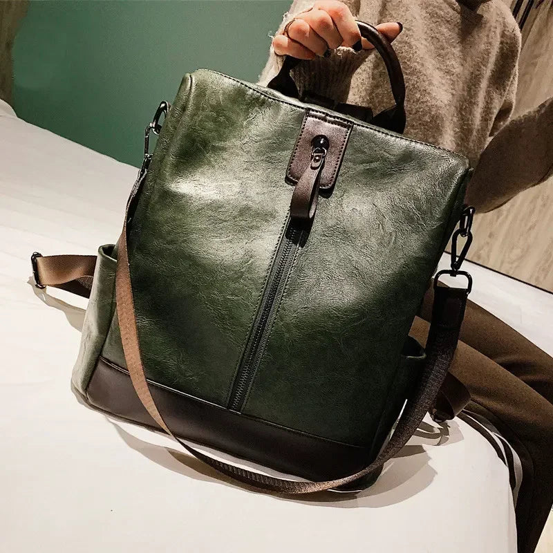 Women's Fashion Leather Backpack | Stylish Travel Bag for All Occasions