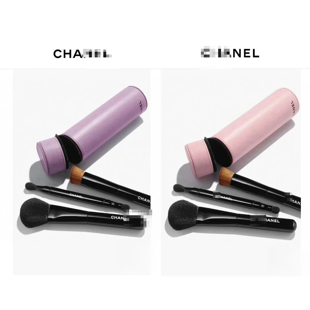 Luxury 3-Piece Goat Hair Makeup Brush Set | Perfect Gift for Her