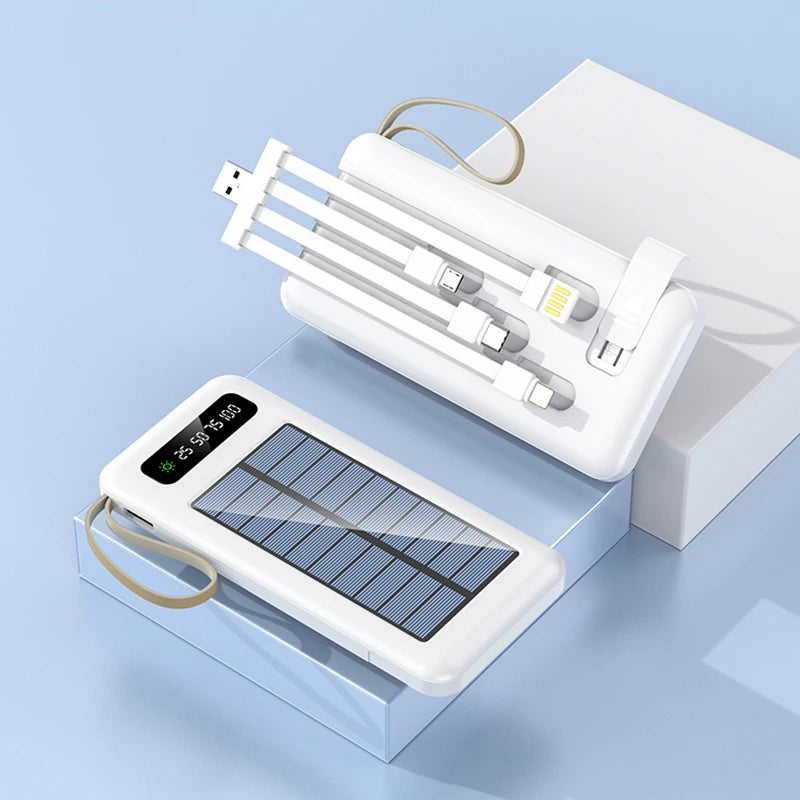 200000mAh Solar Power Bank | Fast Charging Portable Battery