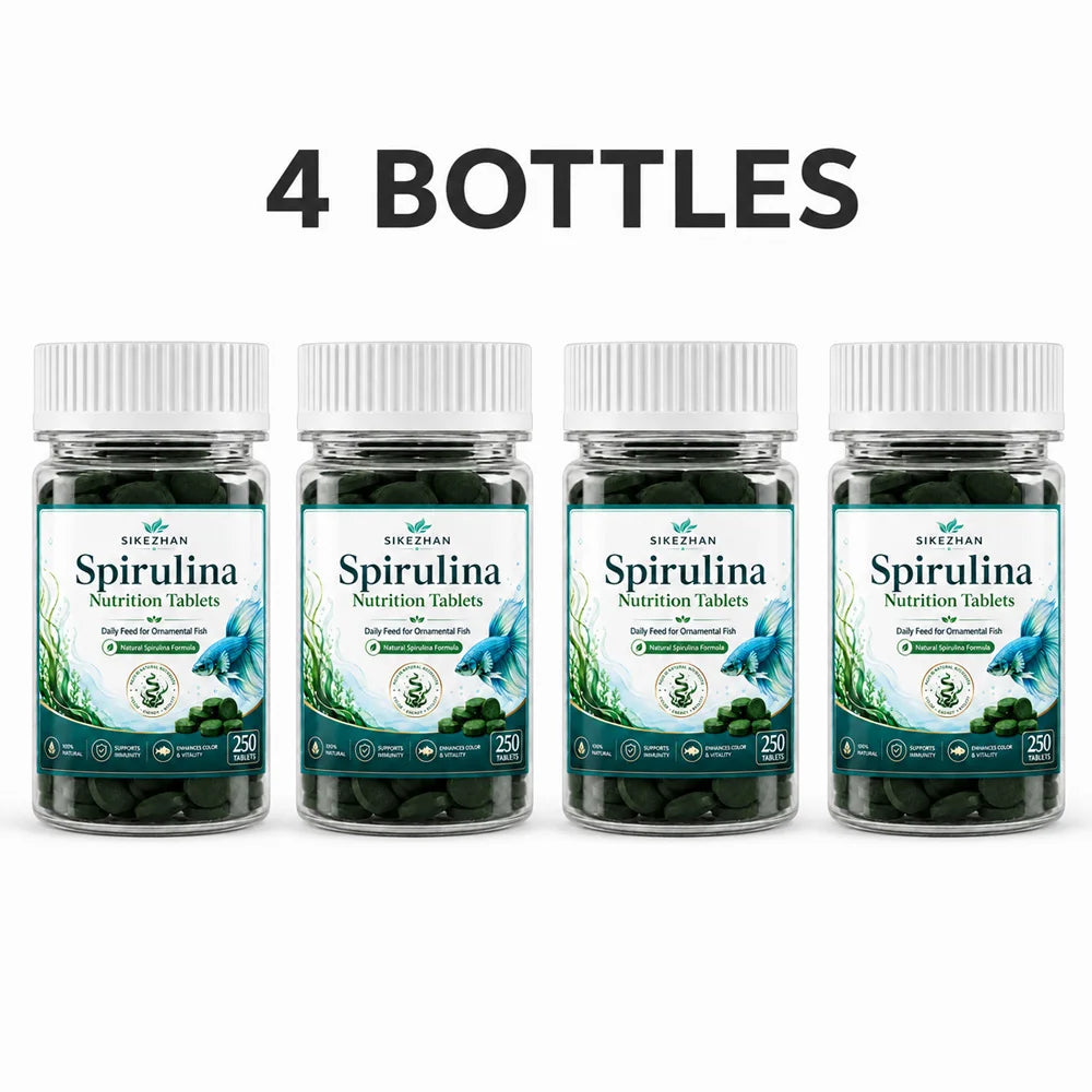 Natural Spirulina Tablets for Tropical Fish | Enhance Color & Vitality
