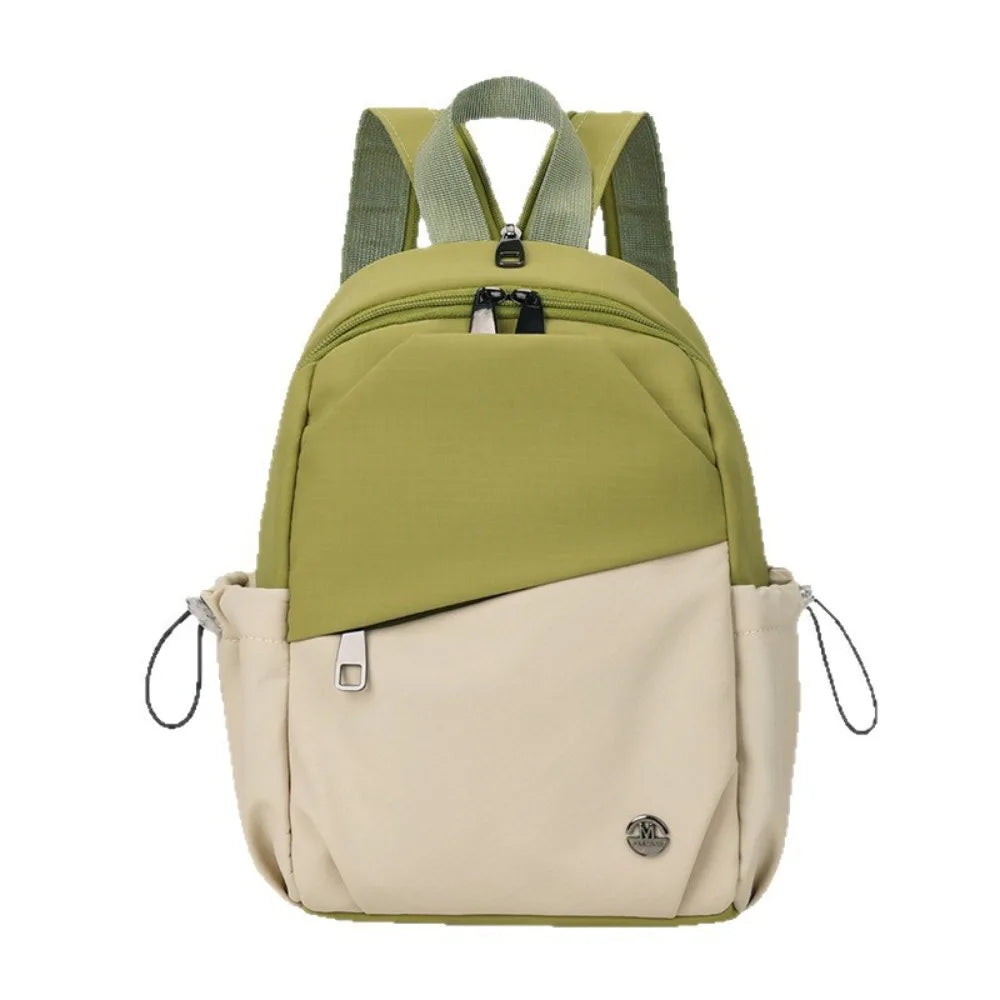 High-Capacity Women's Nylon Backpack | Lightweight Casual Schoolbag