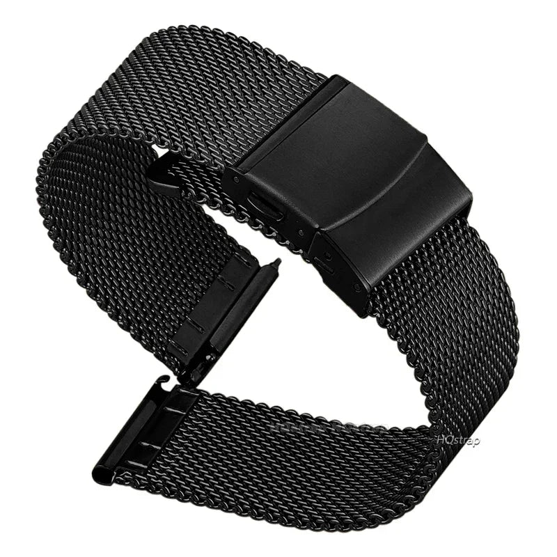 Universal Stainless Steel Milanese Watchband | Adjustable Metal Strap