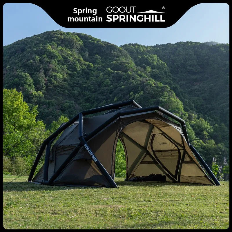 Portable Inflatable Ball Tent for Outdoor Camping | Heavy Rain Shelter