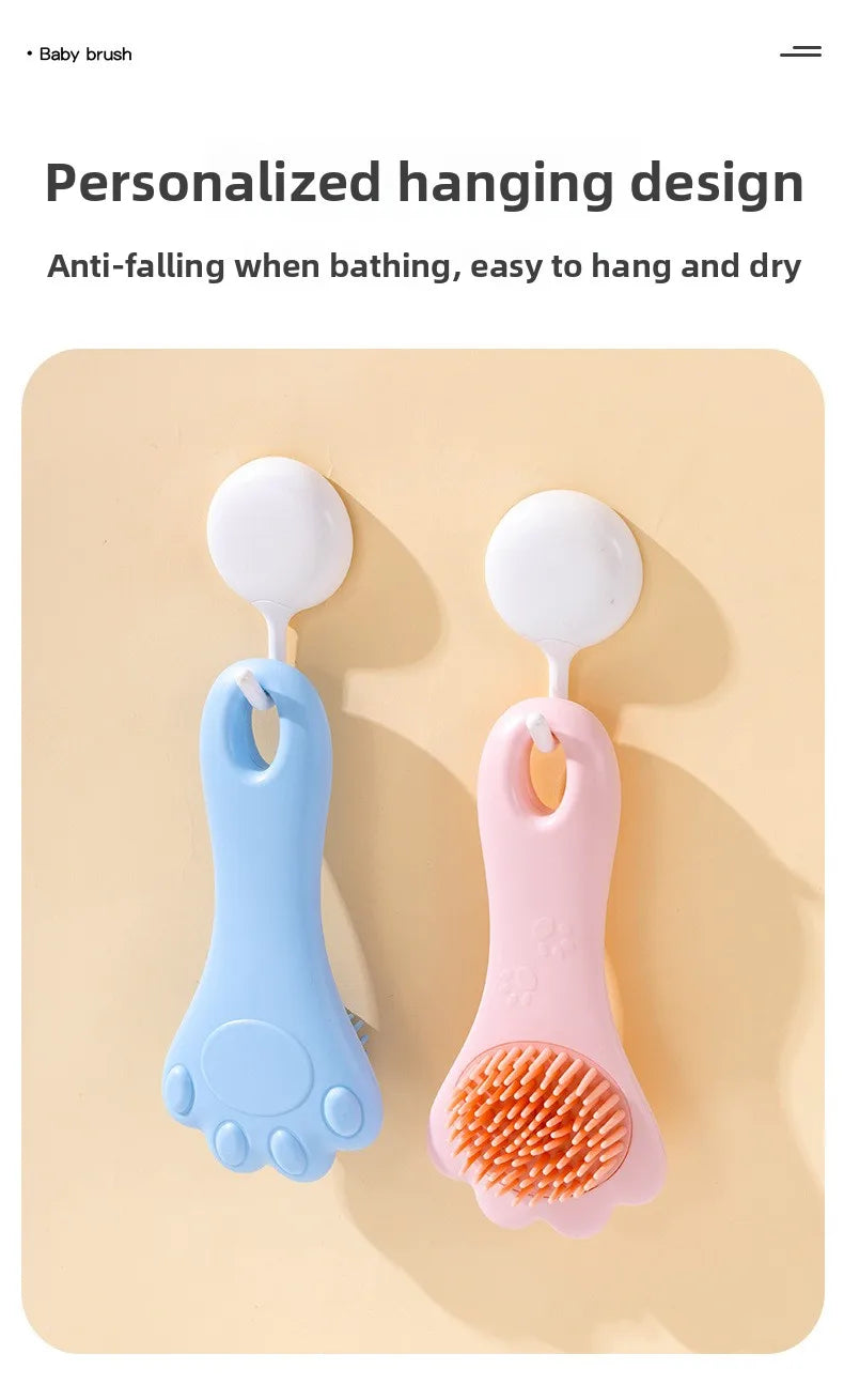Gentle Baby Hair Wash Brush Set | Soft Bristle Scalp Massager