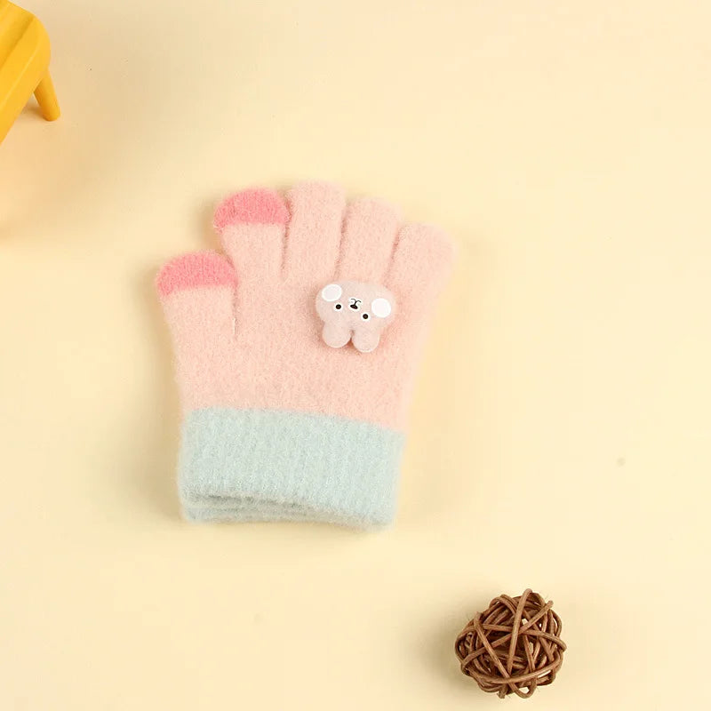 Kids Winter Fleece Gloves | Cozy Plush Mittens for Cold Weather