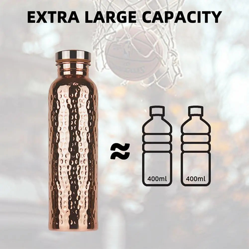 800ML Copper Sports Water Bottle | Leakproof & Stylish Hydration