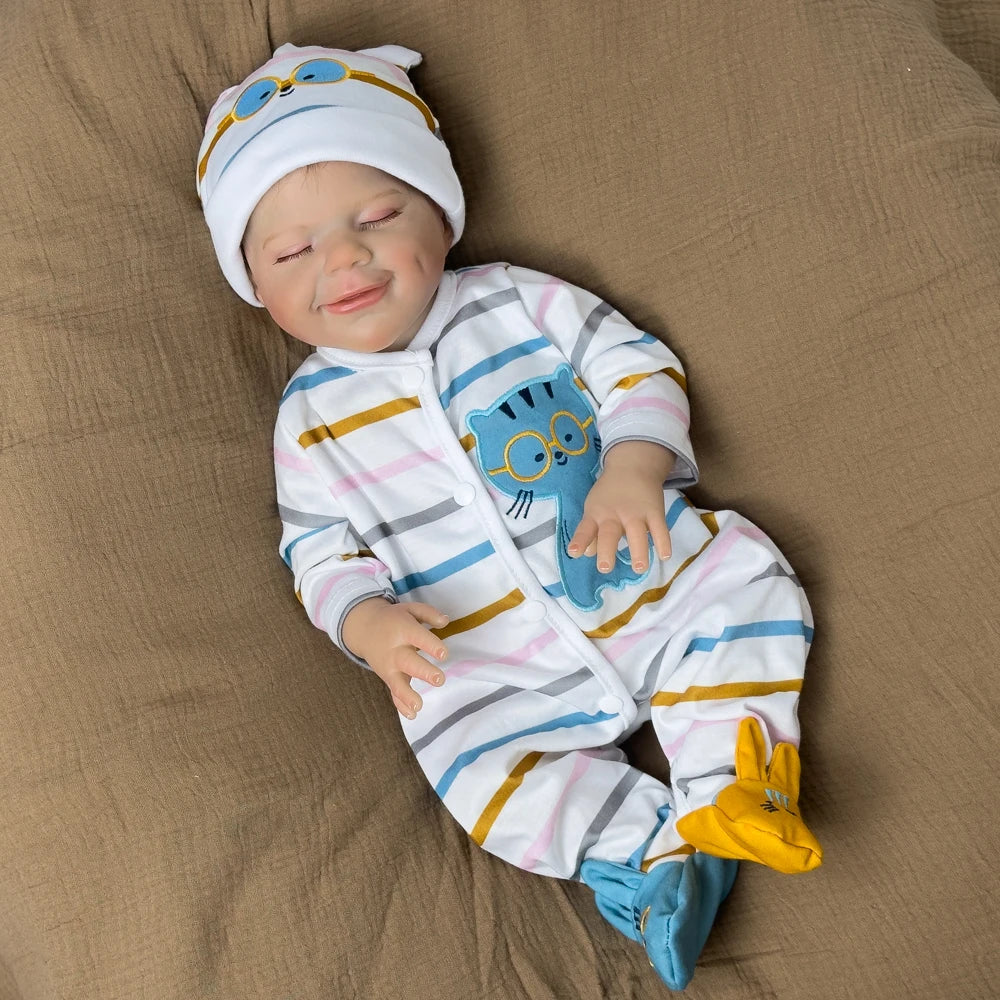 Muñeca Reborn de 18 Pulgadas | Muñeca de Vinilo Realista para Coleccionistas