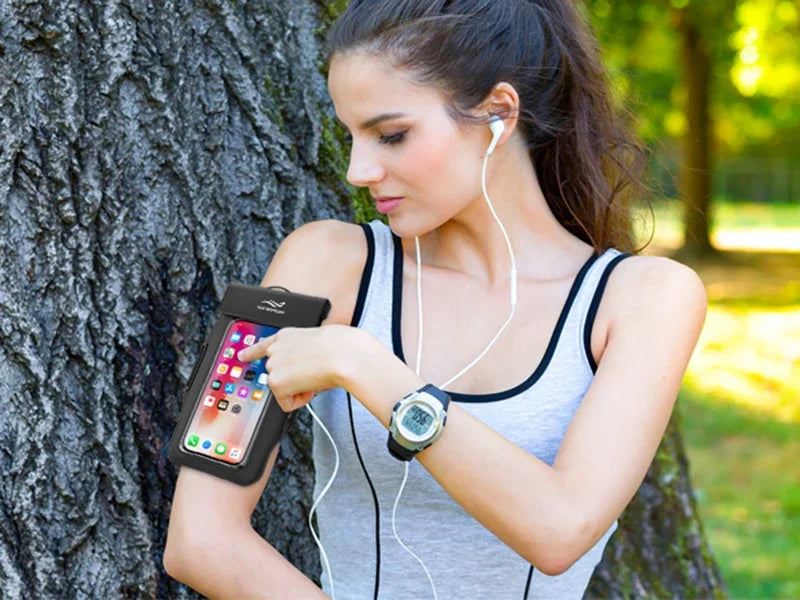 Waterproof Phone Pouch with Armband | Perfect for Swimming & Diving