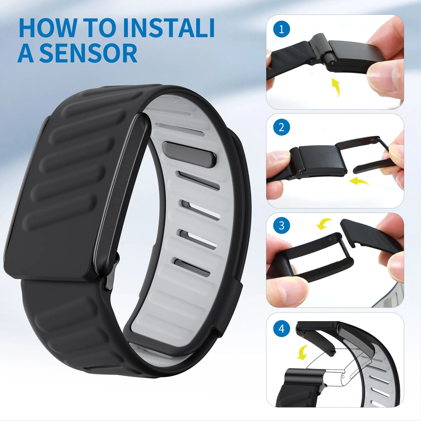 Replacement Silicone Straps for Smartwatch Bands | Unisex Design