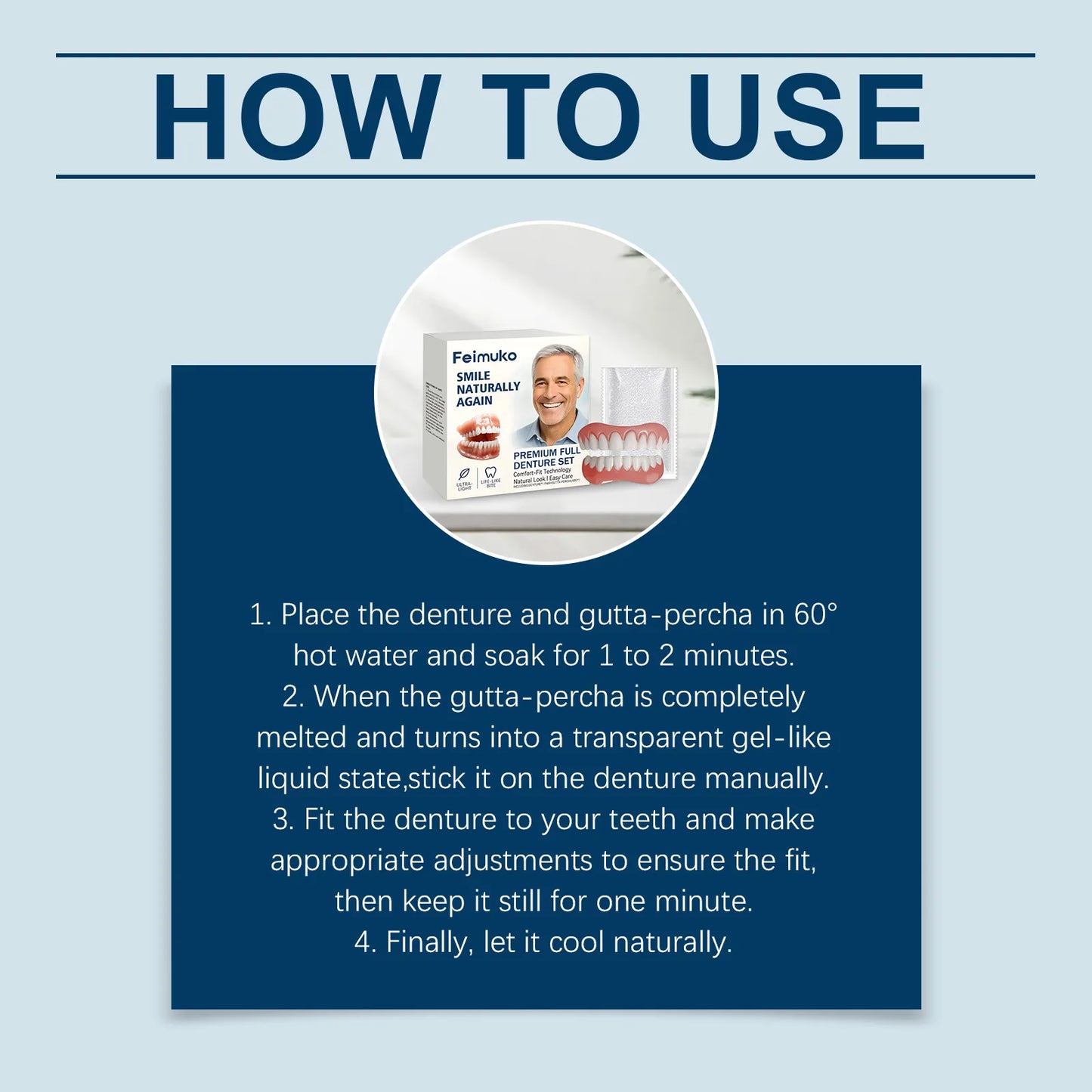 Senior-Focused Denture Care Kit | Comfort Fit & Easy Maintenance