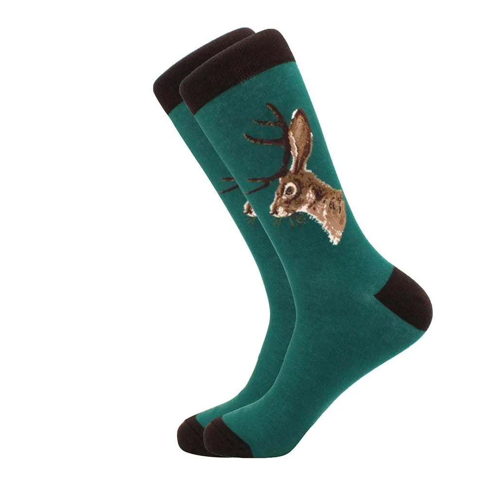 Funny Mid-Top Unisex Socks | Unique Hip Hop Shark Design