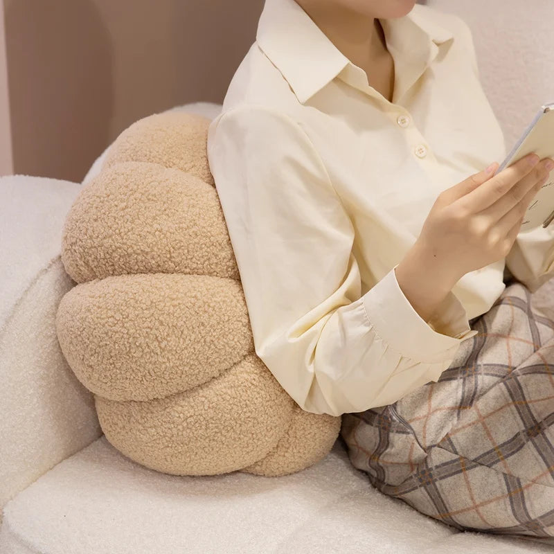 Halloween Pumpkin Plush Pillow | Cozy Decorative Cushion for Fall