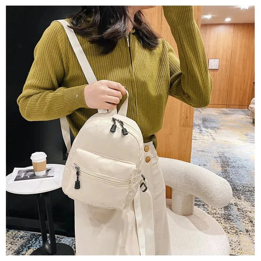 Stylish Women's Nylon Backpack | Versatile Casual Handbag