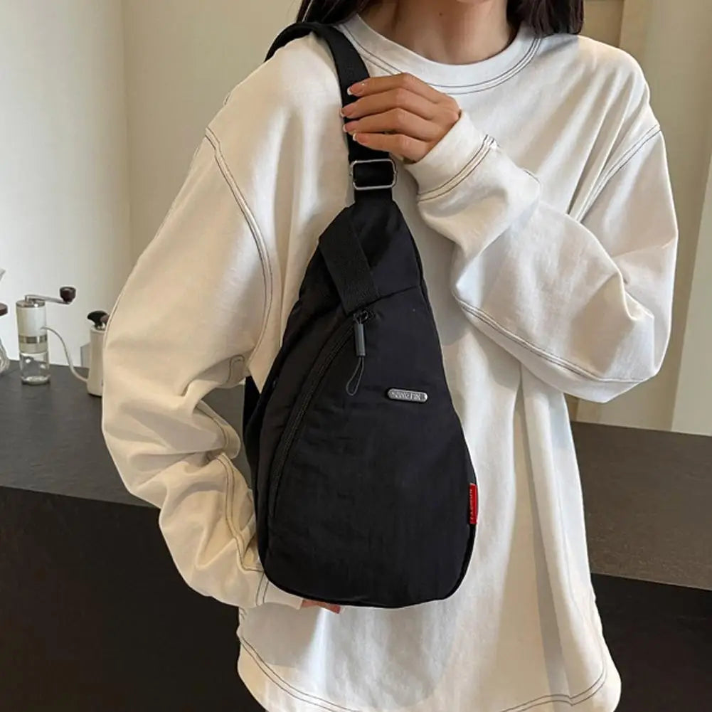 Chest Bag For Men Women Large Capacity Single Shoulder Bag Sport Cycling Phone Crossbody Bag Unisex Chest Bag Travel Hiking