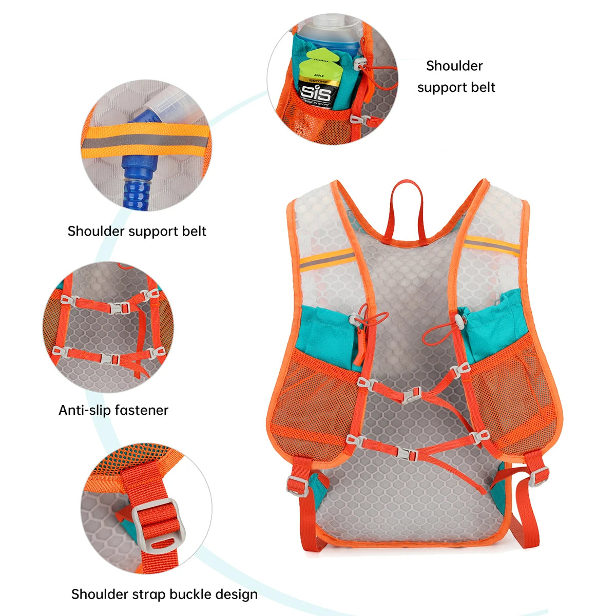 Outdoor Hiking Backpack for Women, Lightweight 16L Hiking Backpack for Men, Lightweight Mountain Climbing Sports Cross-Country Club Running Backpack
