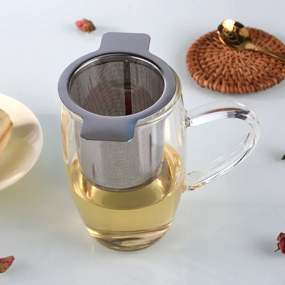 304 Stainless Steel Loose Leaf Tea Infuser with Lid | Brew Perfect Tea & Coffee